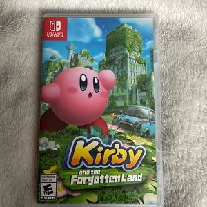 KIRBY AND THE FORGOTTEN LAND NINTENDO SWITCH GAME PLAYED ONCE PERFECT CONDITION